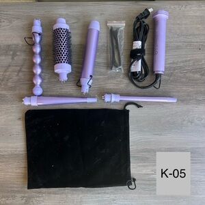 Purple Hair Styling Tool Set